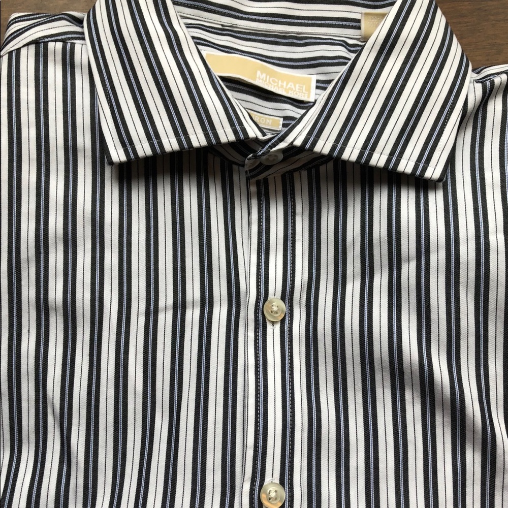 Men’s XL Michael Kors Striped Button Down Shirt